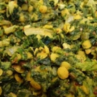 Yellow Lentils with Spinach and Ginger