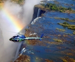 The Victoria falls in Zimbabwe