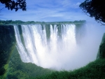 The Victoria falls in Zimbabwe Image