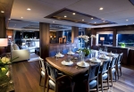 Sunseeker 40 Metre Yacht Main Saloon Dining Area