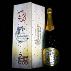 Swarovski-studded Perrier-Jouët Bottle designed by Cimon Art to benefit the HHF