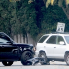  David Beckham Met A Accident With Son Brooklyn In Beverly Hills