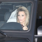 Kim Kardashian in car