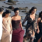  Kardashian Sisters Beach Photo Shoot In Glamorous Outfits