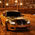  Golden Cars On Moscow Streets