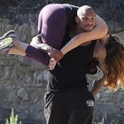  Kelly Brook Gets Lifted up in the air During Hike with Boyfriend David McIntosh