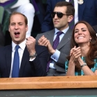  Celebrities Watching Tennis Match at Wimbledon