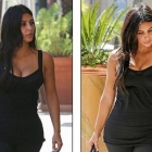  Kim Kardashian without make-up at gym