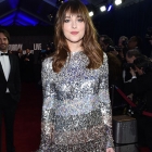 Dakota Johnson in Sonia Rykiel and Gianvito Rossi