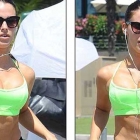  Jessica Lowndes Toned Abs in Sports Bra and Tight Leggings