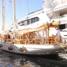  Mohamed Al Fayed Shuns Super Yachts to Holiday On Sail Boat in St Tropez