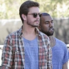 Kanye West and Scott Disick