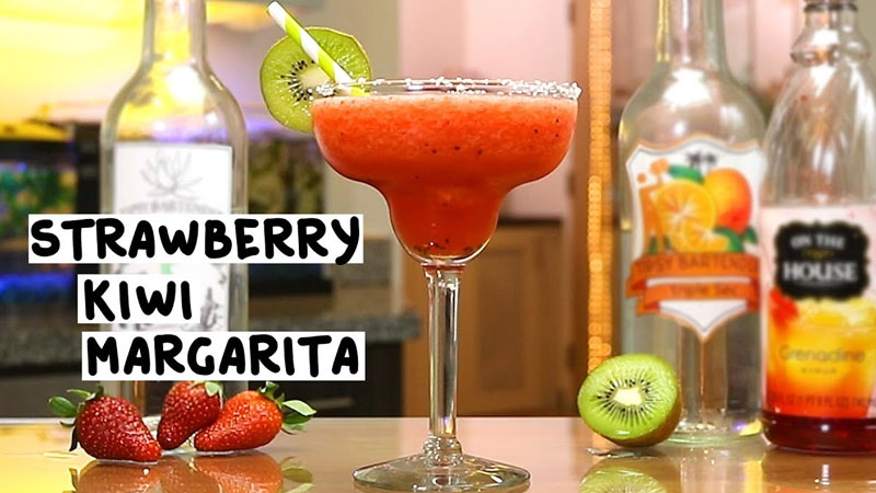  Strawberry Kiwi Margaritas