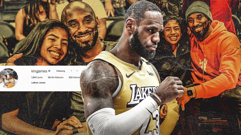  LeBron James Pays Tribute to Kobe and Gianna Bryant During First Day of Lakers Training Camp