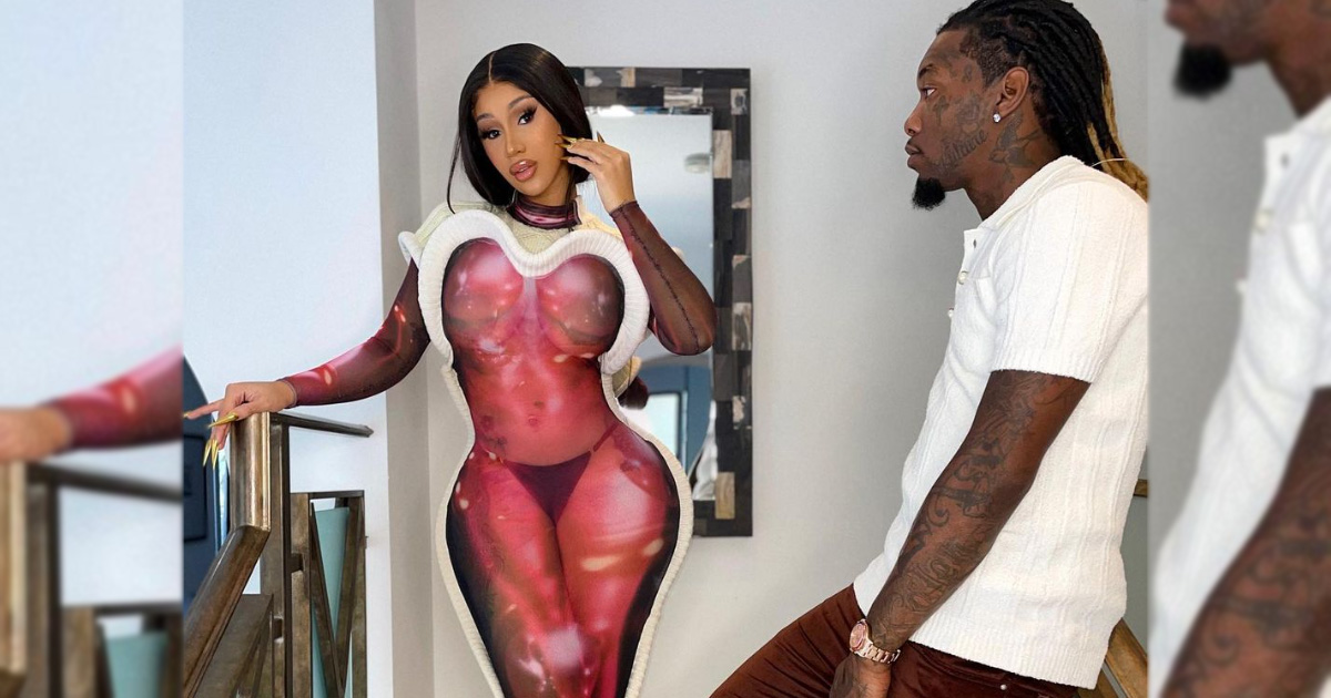  Cardi B Trolled For Flaunting Her Hourglass Figure In A See-Through Dress Showcasing Her Lingerie, Watch