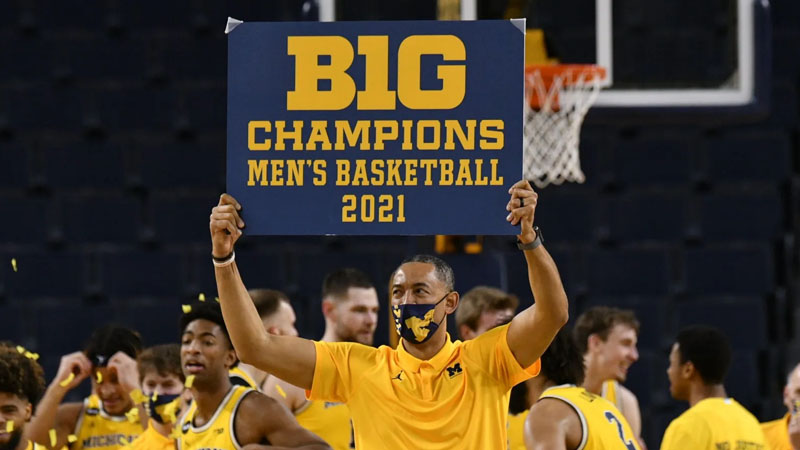  Michigan Wraps up Big Ten Title with 69-50 Win over Michigan State