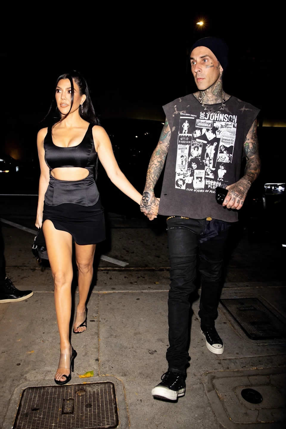  I Can’t Get Enough of Travis Barker and Kourtney Kardashian’s Red-Hot Couple Style