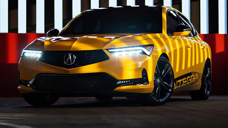  New Acura Integra Prototype Makes Worldwide Premiere; Preview of Premium Sport Compact for the Next Generation
