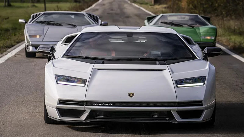  New $2.6 Million Lamborghini Countach Just Hit the Streets for the First Time