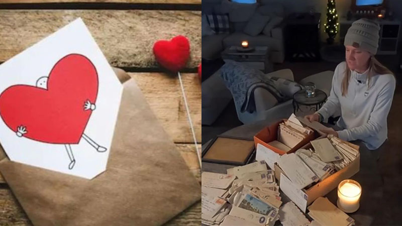  US Woman discovers hundreds of love letters in the secret attic room
