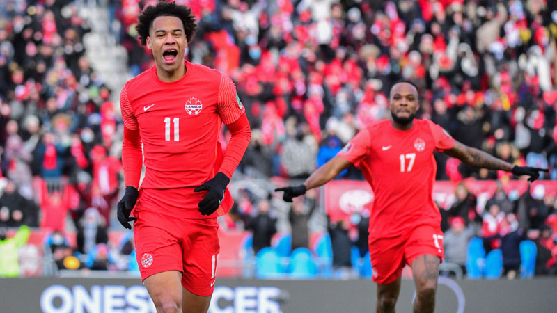  Canada secured a World Cup berth, while the United States and Mexico are closing in on Qatar 2022