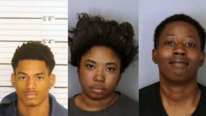  Three people were accused of kidnapping a rideshare driver and shooting him