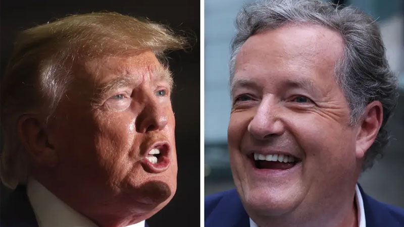 Piers Morgan and trump