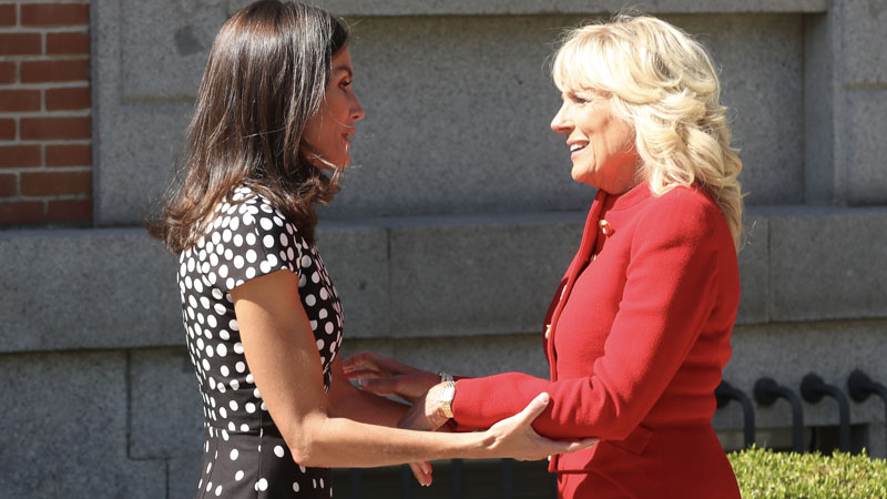  Meetings of Queen Letizia with other “ladies” of the US from Michelle Obama to Melania Trump