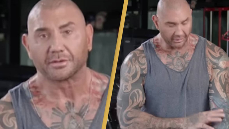  Dave Bautista explains why he covered up his tattoo after a friend crossed a line: ‘I don’t think it’s funny