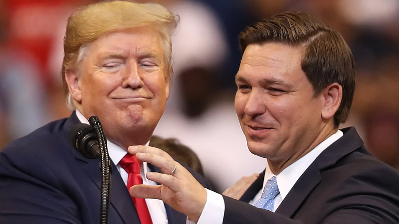  Trump Critiques DeSantis as His Presidential Campaign Ratings Dip