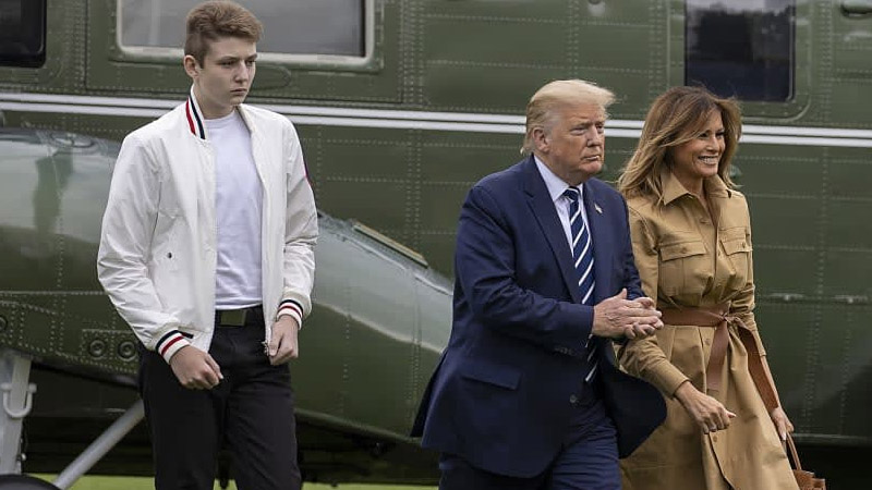  “The trees here, they are all just the right height” Donald Trump’s Relationship with Son Barron Draws Media Attention