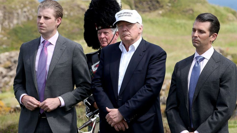  Donald and Eric Trump Redirected Children’s Cancer Charity Funds to Their Company