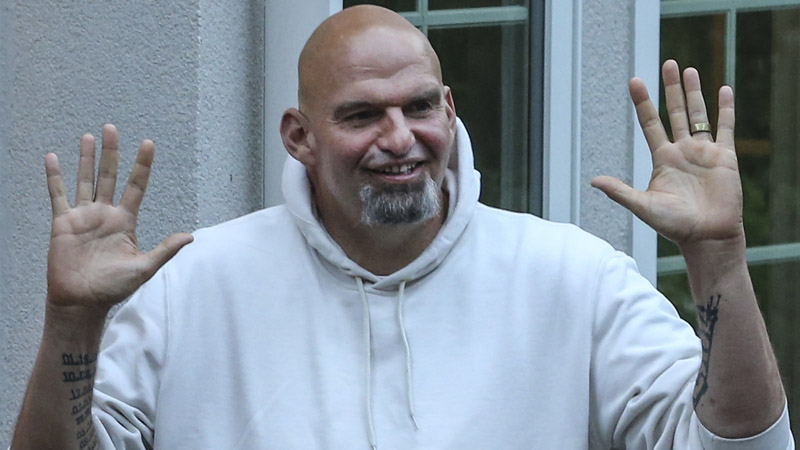  John Fetterman Shows Support for Biden ‘I’m Showing Up with Brass Knuckles’