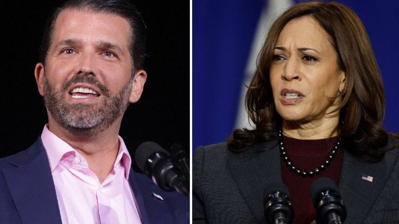  Donald Trump Jr. Calls Kamala Harris a “Phony Moron” Following Debate Withdrawal