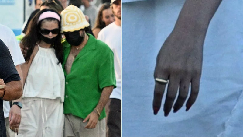  Selena Gomez Sparks Engagement Rumors, Seen Wearing Ring While Holding Hands with Benny Blanco