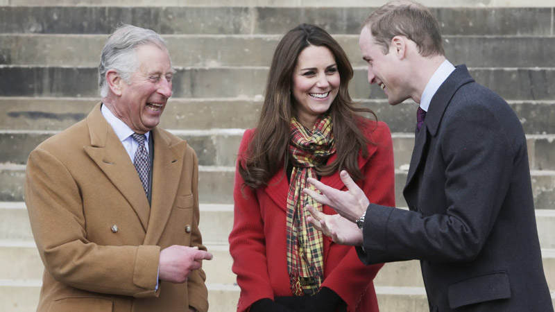 Prince William king charles and kate