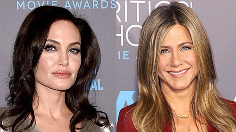 Jennifer Aniston and Angelina Jolie