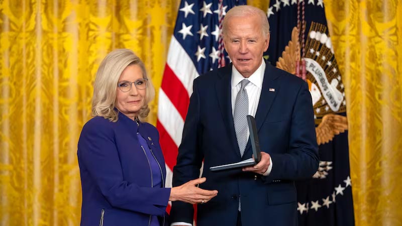 Liz Cheney and biden