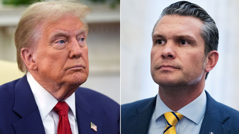 pete hegseth and trump