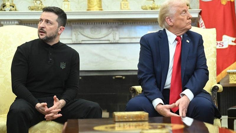 Trump and Zelensky